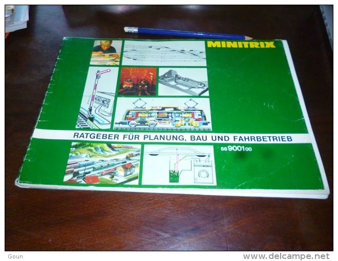 CB6 Catalogue 116 Pages Minitrix 1978 Ratgeber Für Planung Bau Und Fahrbetrieb - Train Modélisme - No Marklin - Allemand