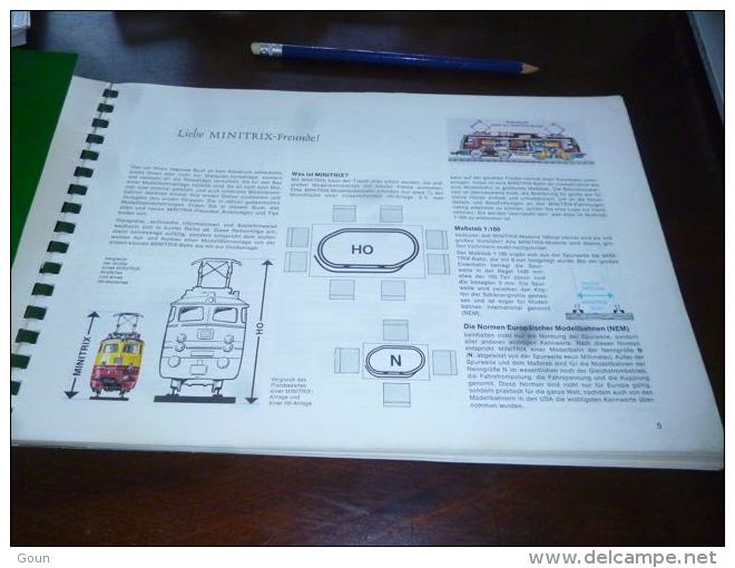 CB6 Catalogue 116 Pages Minitrix 1978 Ratgeber Für Planung Bau Und Fahrbetrieb - Train Modélisme - No Marklin - Allemand