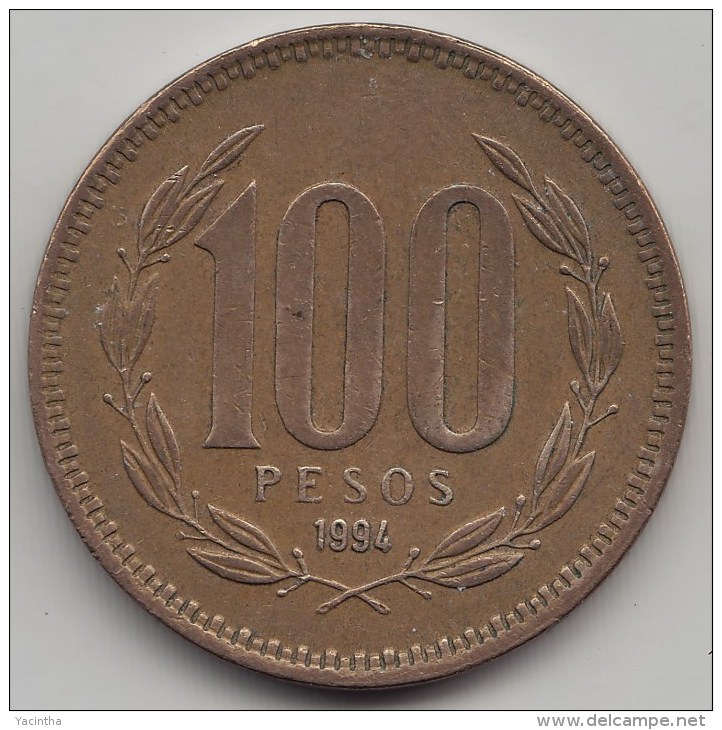 @Y@     Chili   100 Pesos  1994    (3437) - Chile
