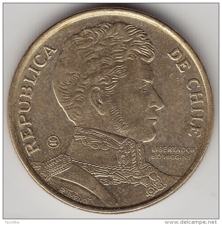 @Y@     Chili   10 Pesos     2007      (3446) - Chile