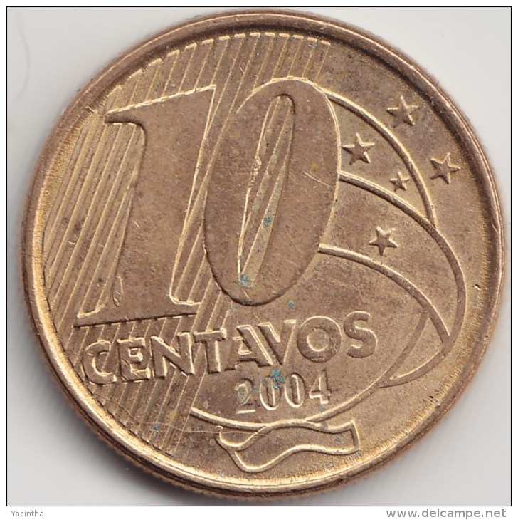 @Y@     Brazilië   10   Centavos    2004       (3445) - Brazilië