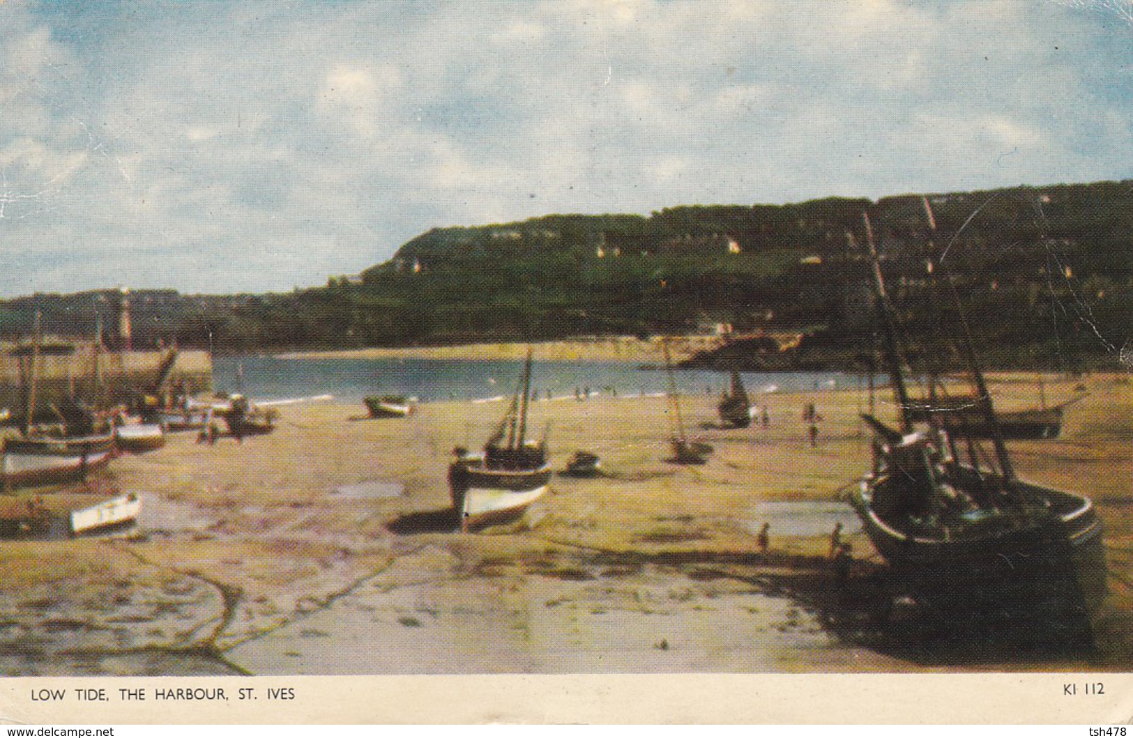 ANGLETERRE---COMWALL SCILLY ISLES---ST. IVES--low Tide. The Harbour----voir 2 Scans - St.Ives