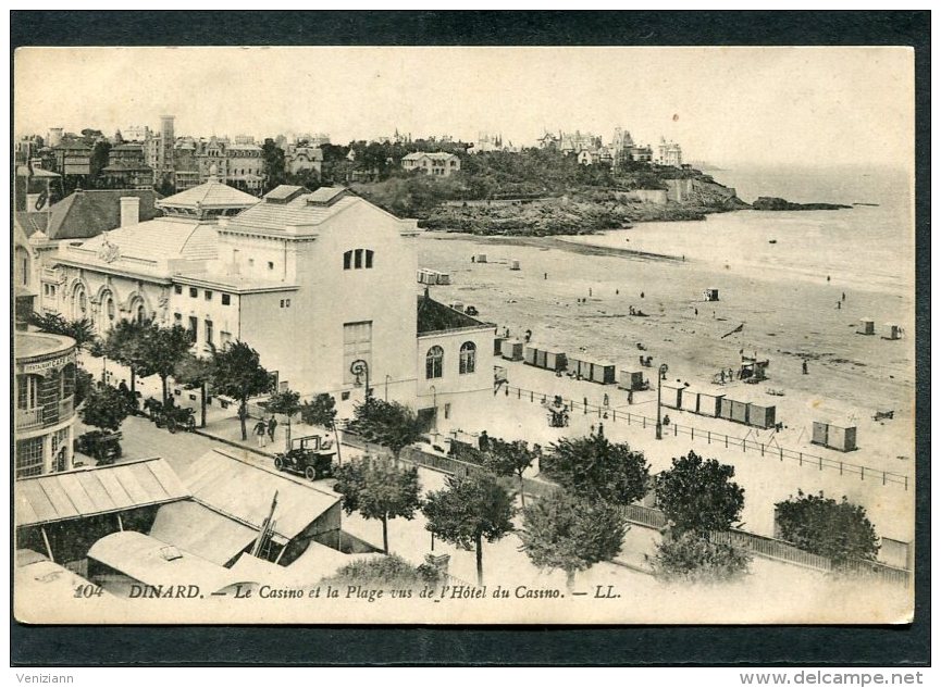 CPA - DINARD - Le Casino Et La Plage Vus De L'Hôtel Du Casino, Animé - Dinard