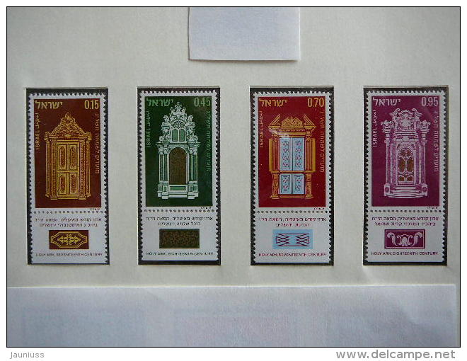 Israel 1972 MNH # Mi. 565/8 Festival. Thora - Nuevos (sin Tab)