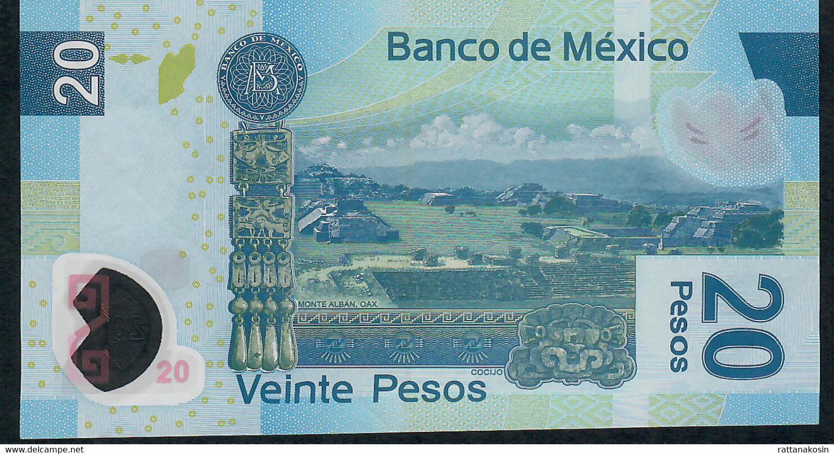 MEXICO  P122k 20 PESOS    10.1.2012    Serie R       VF NO P.h. ! - Mexique