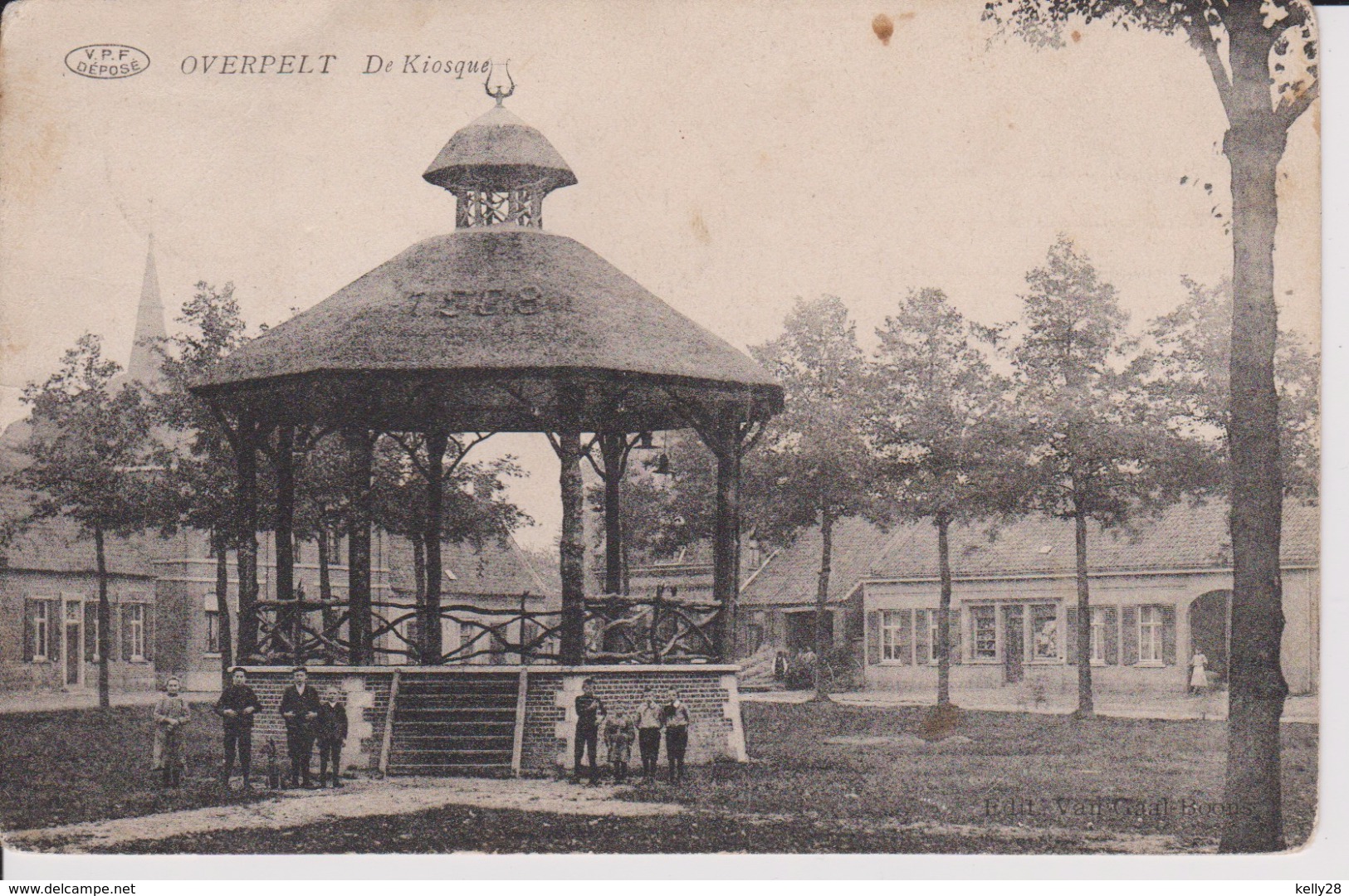 Overpelt. De Kiosque. (kiosk Dorpsplein Plein). TOP!!! - Overpelt