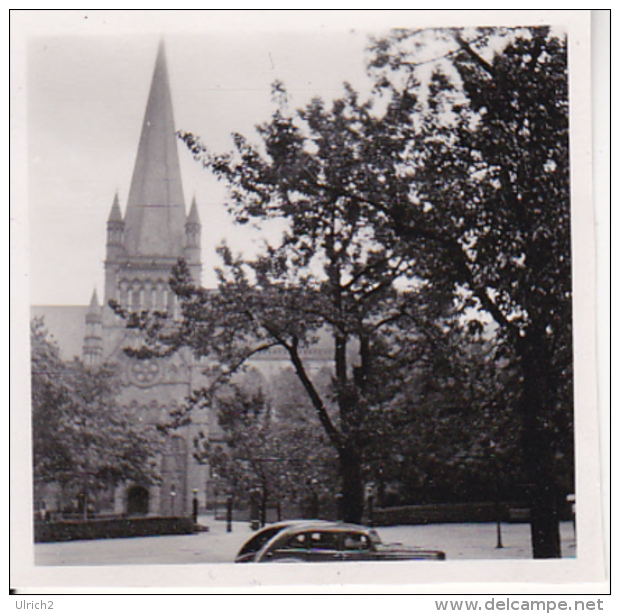 Foto Trondheim - Dom - Norwegen - Ca. 1940 - 5,5*5,5cm (25559) - Orte