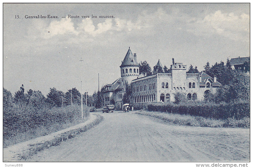 Genval-les-Eaux - Route Vers Les Sources (animée, Oldtimer, Edition Belge) - Rixensart