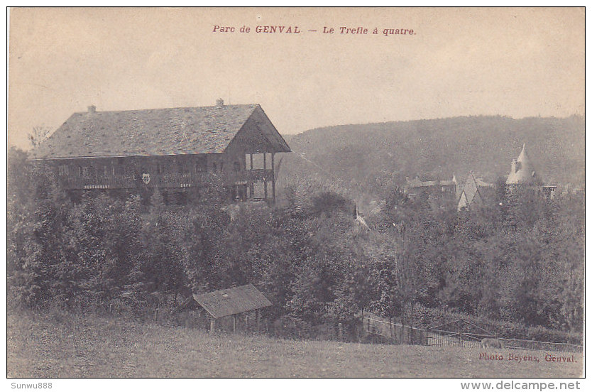 Parc De Genval - Le Trefle à Quatre (café Restaurant, Photo Beyens, 1913) - Rixensart