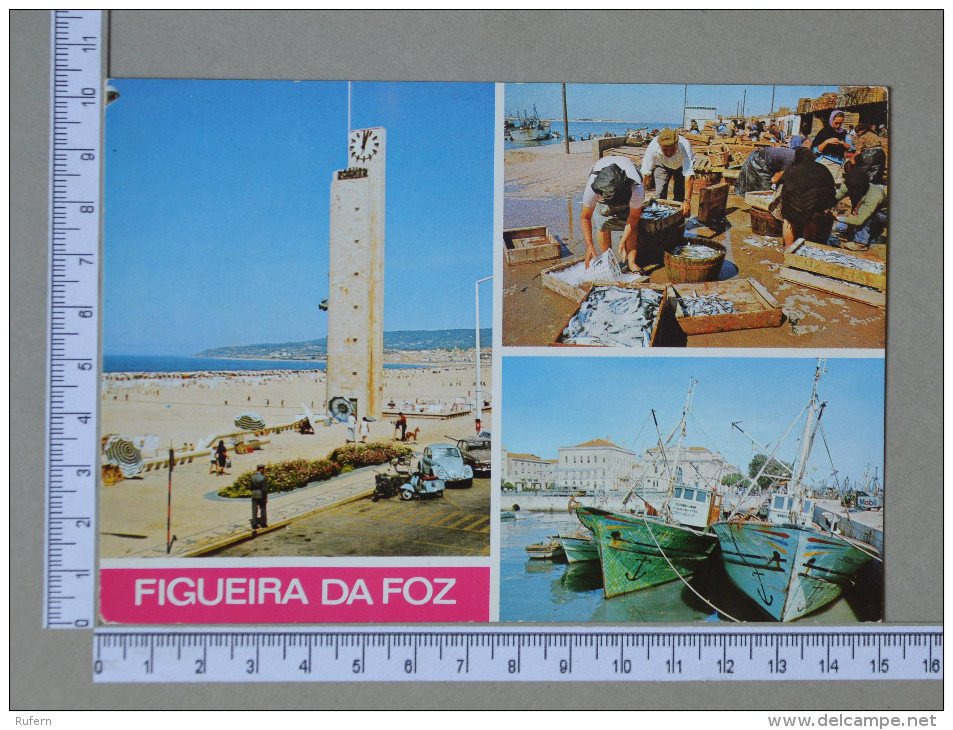 PORTUGAL    - VARIOS ASPECTOS - FIGUEIRA DA FOZ   - 2 SCANS - (Nº16627) - Coimbra