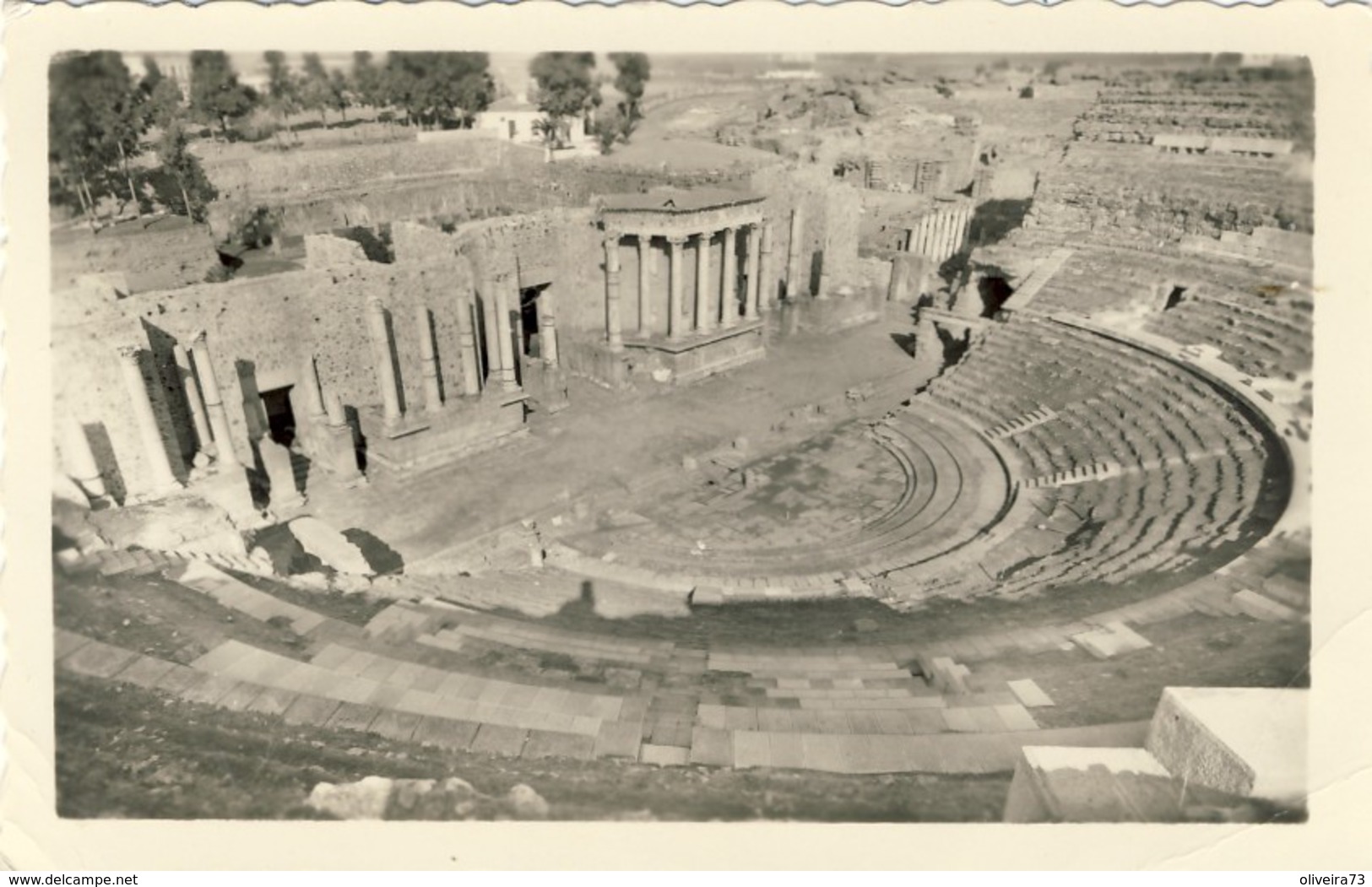 MERIDA, Teatro Romano Vista General, 2 Scans - Mérida