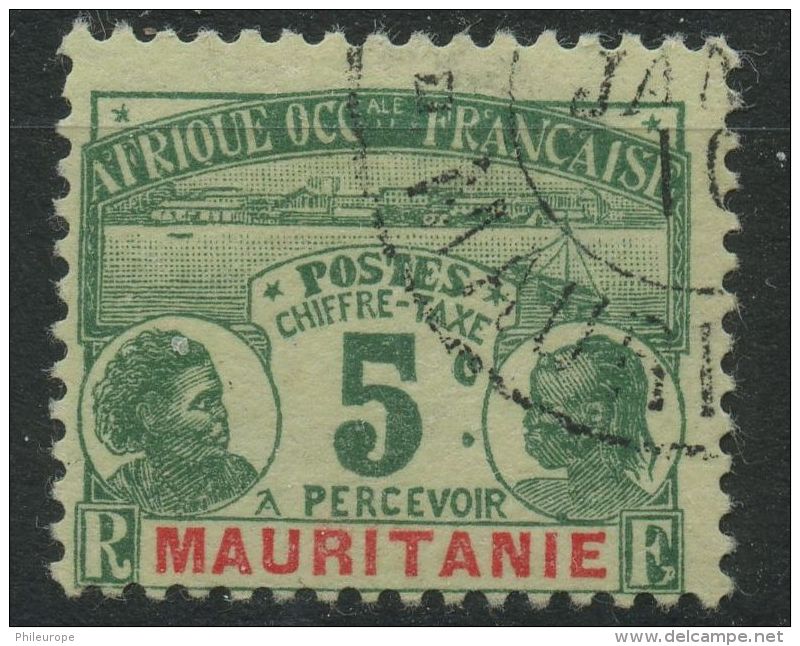 Mauritanie (1906) Taxe N 9 (o) - Neufs