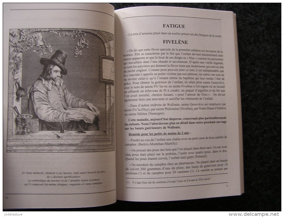 VIEUX REMEDES DE WALLONIE ET D' ARDENNE Régionalisme Maladie Rebouteux Guérisseurs Signeur Médecine Apothicaire Sorciers