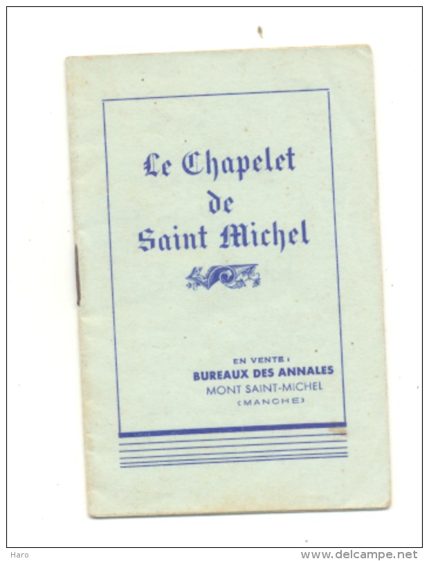 RELIGION - Le Chapeletde Saint Michel - Livret De Prières - Mont Saint-Michel - Manche (b194) - Religione & Esoterismo