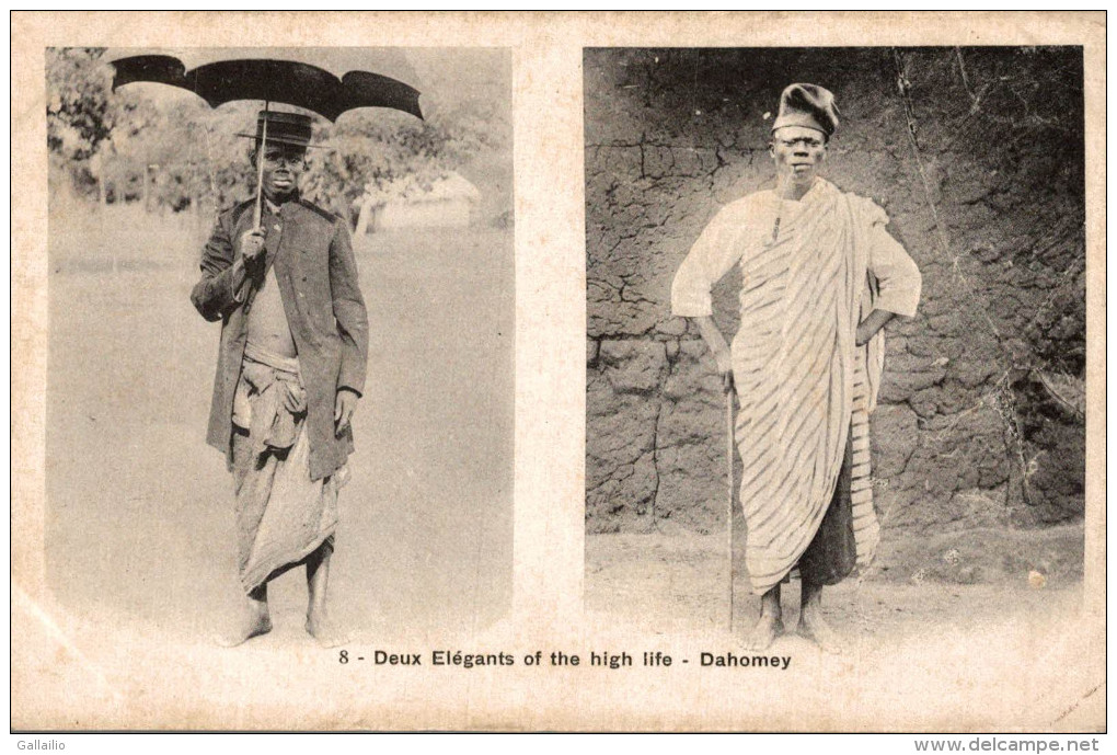 DAHOMEY DEUX ELEGANTS OF THE HIGH LIFE - Dahomey