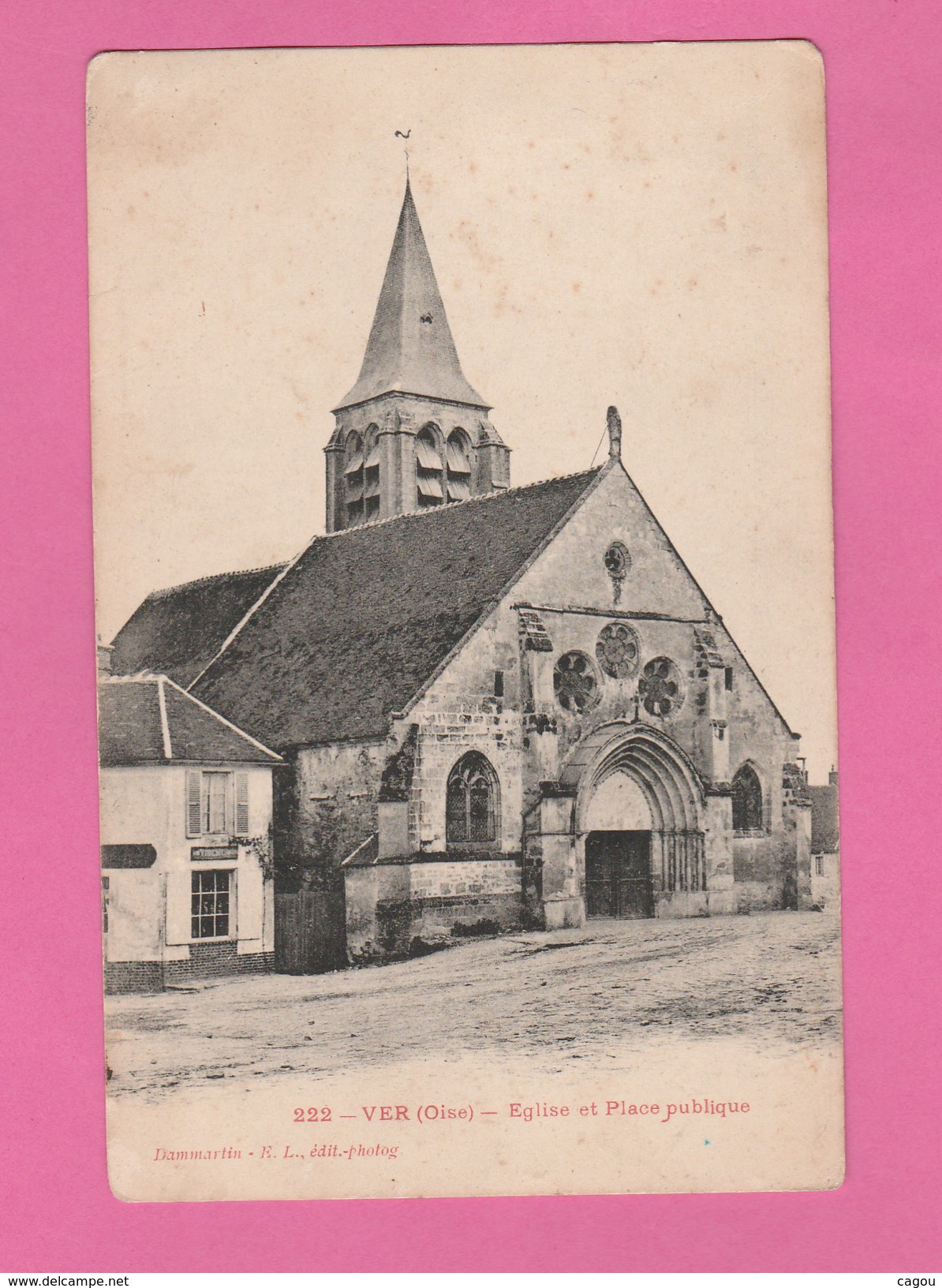 VER (OISE) - EGLISE ET PLACE PUBLIQUE - Altri & Non Classificati