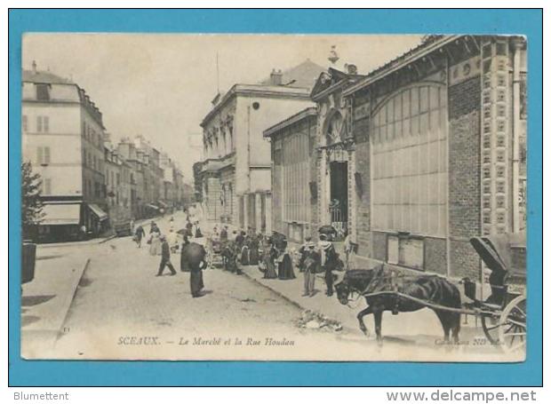 CPA 7172 - Métier Marchands Ambulants Le Marché Rue Houdan SCEAUX 92 - Sceaux