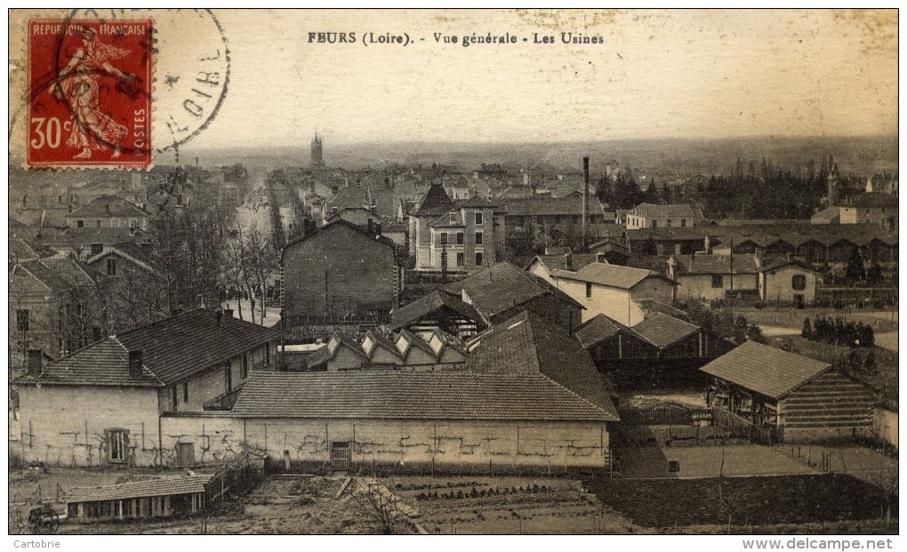 42 FEURS Vue Générale,Les Usines - Feurs