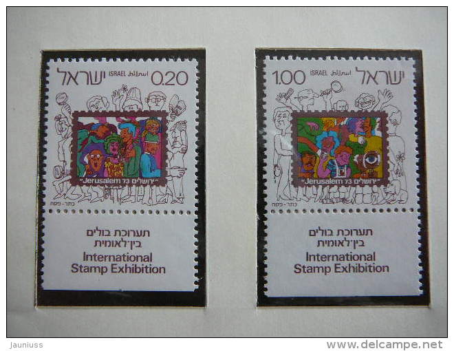 Israel 1973 MNH # Mi. 602/3 Exhibition. Ausstellung - Nuevos (sin Tab)