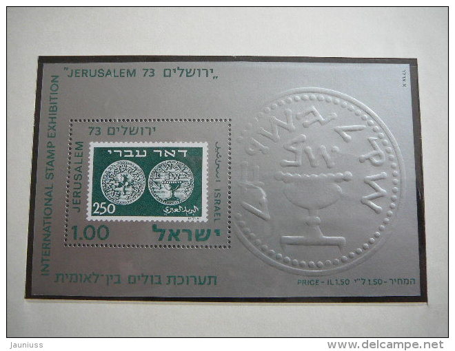 Israel 1974 MNH # Mi. 604 Block 11 Exhibition. Ausstellung - Nuevos (sin Tab)