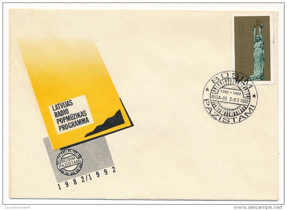 LETTONIE - 10 Enveloppes Diverses LATVIJA - 1992 - Latvia
