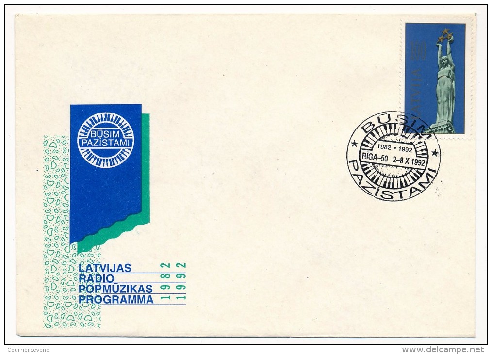 LETTONIE - 10 enveloppes diverses LATVIJA - 1992