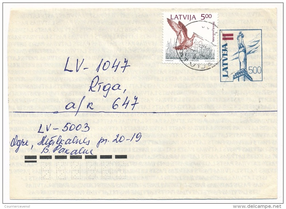 LETTONIE - 10 Enveloppes Entiers Postaux LATVIJA - 1992 - Latvia