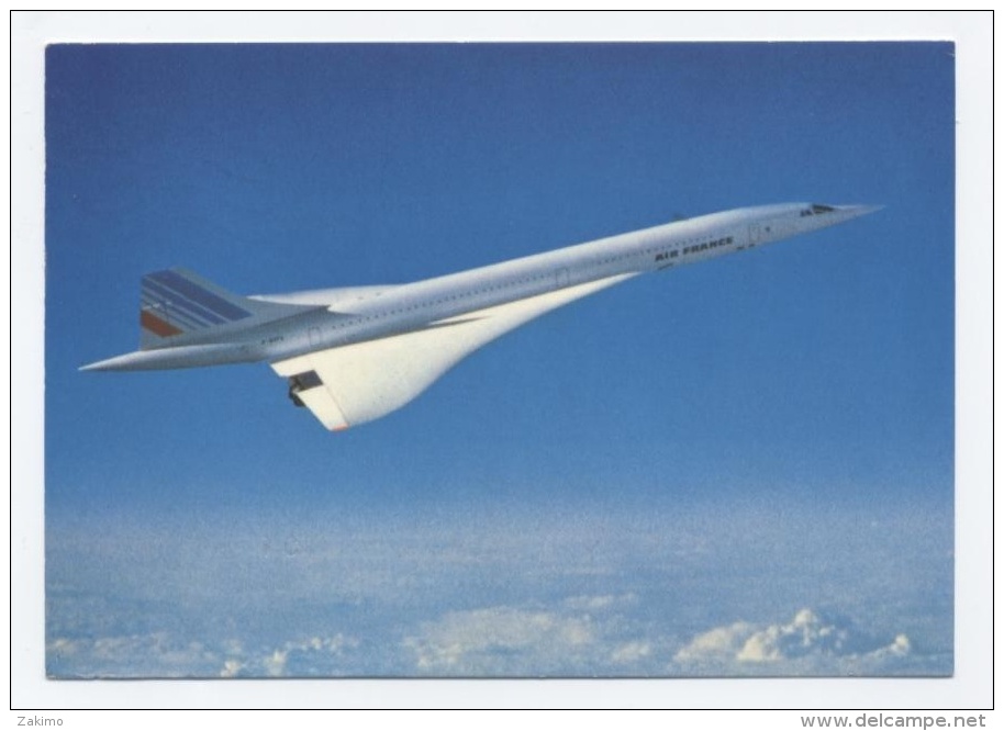 AVIATION - AVION - CONCORDE  -RECTO/VERSO--C63 - 1946-....: Moderne