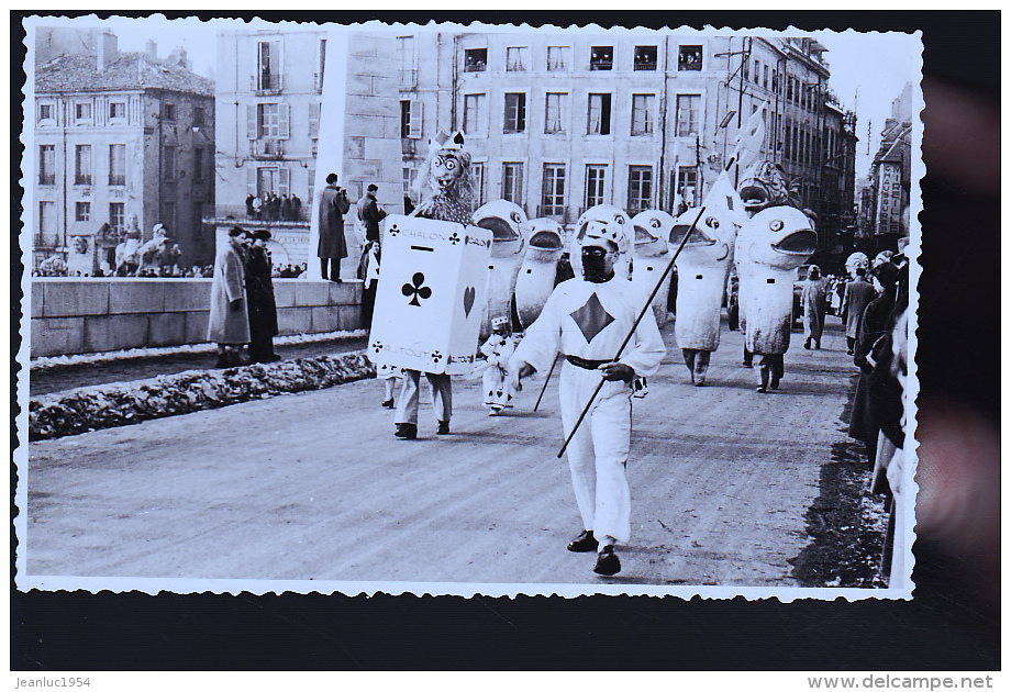 CHALONS SUR SAONE CAVALCADE   PHOTO CARTE    ORIGINALE - Chalon Sur Saone