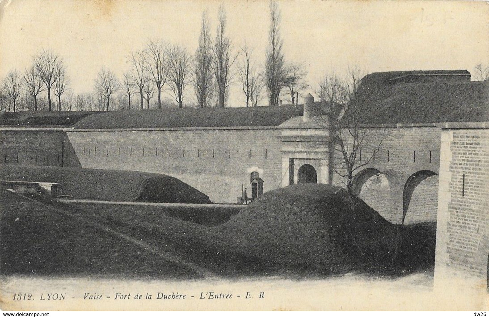 Lyon - Vaise - Fort De La Duchère - L'Entrée - Carte E.R. N° 1312 - Lyon 9