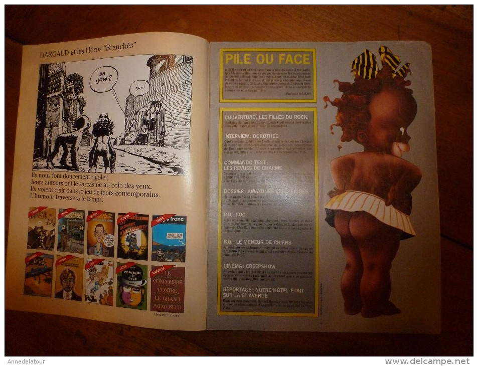 Juin 1983 CHARLIE MENSUEL :« Journal Plein D'humour Et De Bandes Dessinées, » Les Filles Du Rock, Etc - Wolinski