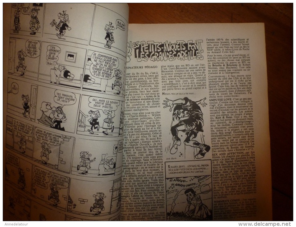 Août 1976 CHARLIE MENSUEL :« Journal Plein D'humour Et De Bandes Dessinées, » - Wolinski