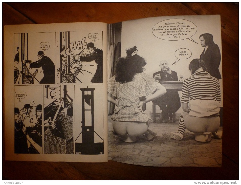Août 1976 CHARLIE MENSUEL :« Journal plein d'humour et de bandes dessinées, »