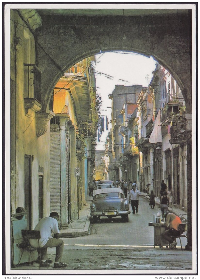 2004-H-7 CUBA 2004 TARJETA A FRANCIA CON MARCA TASA POR COBRAR. POSTAGE DUE MARK FRANCE. - Storia Postale