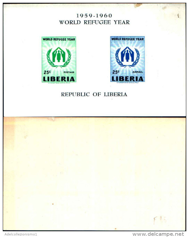 84371) Liberia-1977- Anno Mondiale Del Riffugiato -BF-15 - Nuovo - Liberia