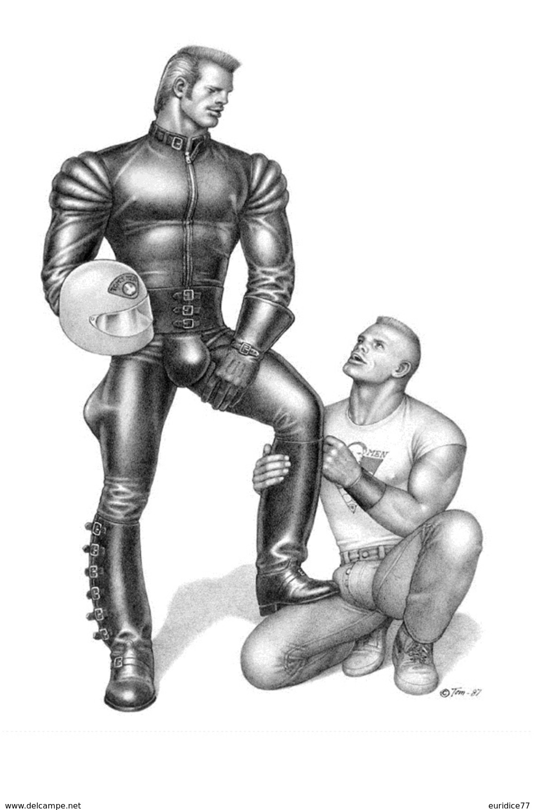 TOM OF FINLAND GAY INTEREST POSTCARD 66 -  SIZE: 15X10 CM. APROX. MINT - Fumetti