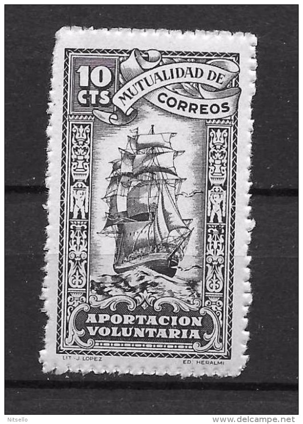 LOTE 1892 C   ///   MUTUALIDAD DE CORREOS  APORTACION VOLUNTARIA - Wohlfahrtsmarken