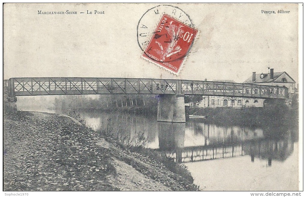 AUBE - 10 - MARCILLY SUR SEINE - Le Pont - Marcilly