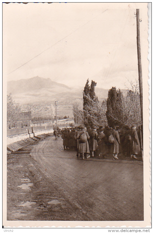 Foto Deutsche Soldaten - Aluschta - Südküste Krim - November 1942 - 9*6 Cm (25570) - Orte