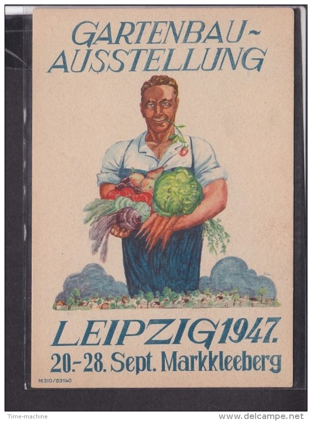 Leipzig Markkleeberg Gartenbauausstellung  Sonderstempel 1947 - Markkleeberg