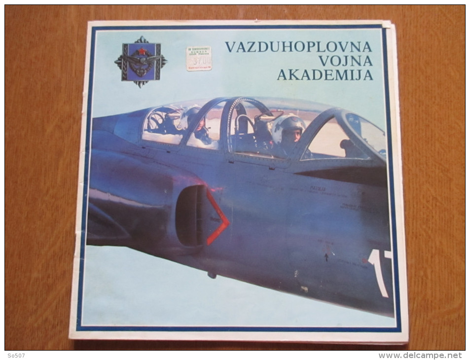 Brosura-Vazduhoplovna Vojna Akademija,Jugoslavija/Brochure-Military Aviation Academy,Yugoslav 1984. - Aviation