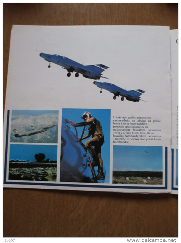 Brosura-Vazduhoplovna Vojna Akademija,Jugoslavija/Brochure-Military Aviation Academy,Yugoslav 1984.