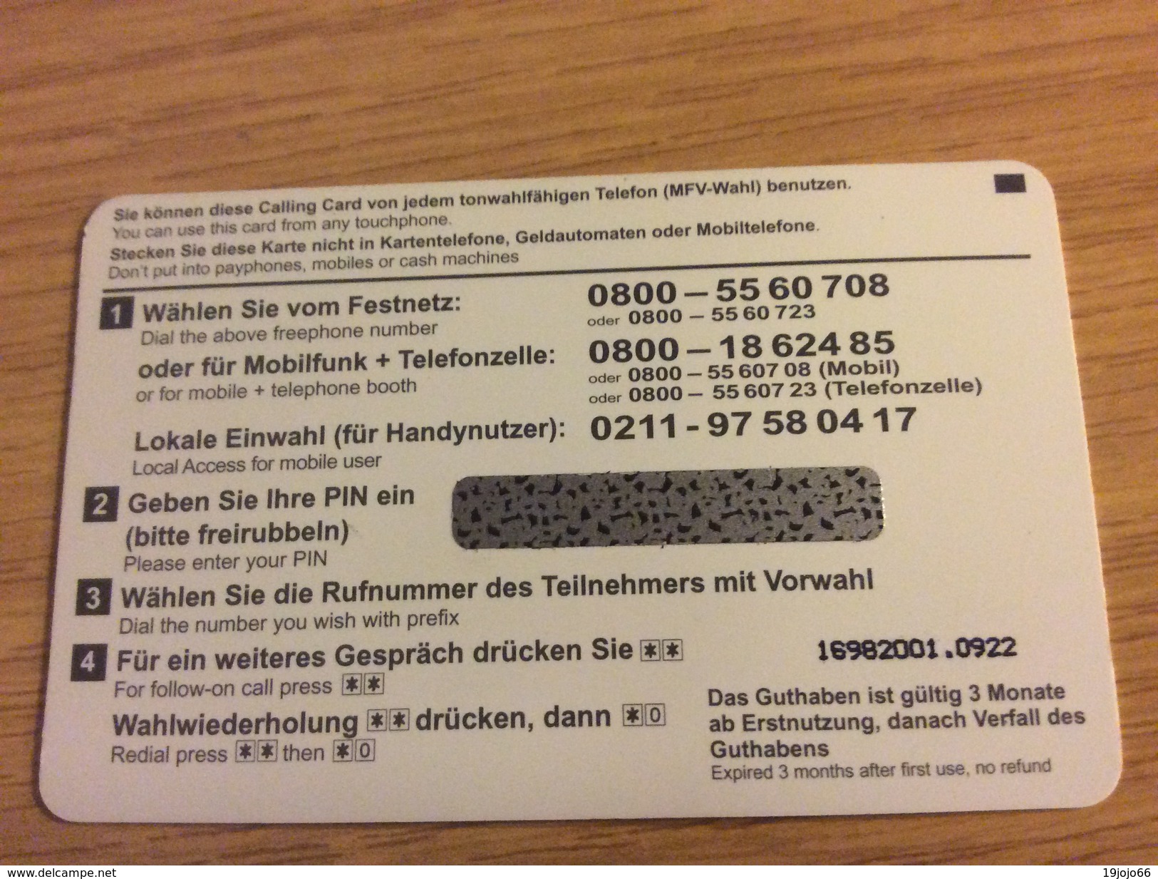 AS Commu.  - Prepaid Card  5 &euro; Salam Marrokko -  Mint Condition - Autres - Europe