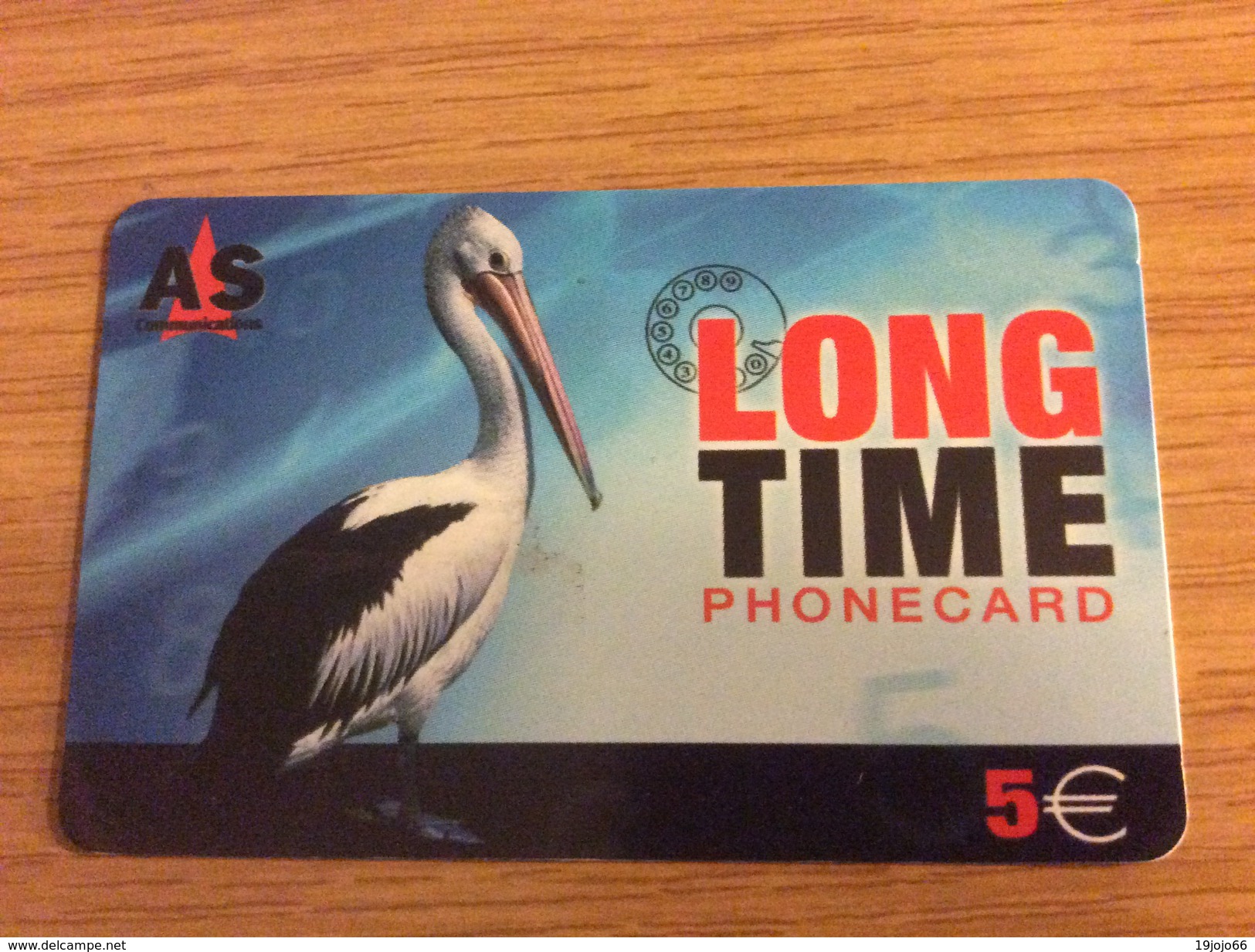 AS Commu.  - Prepaid Card  5 &euro; Long Time Phonecard - Bird  -  Fine Mint Condition - Autres - Europe