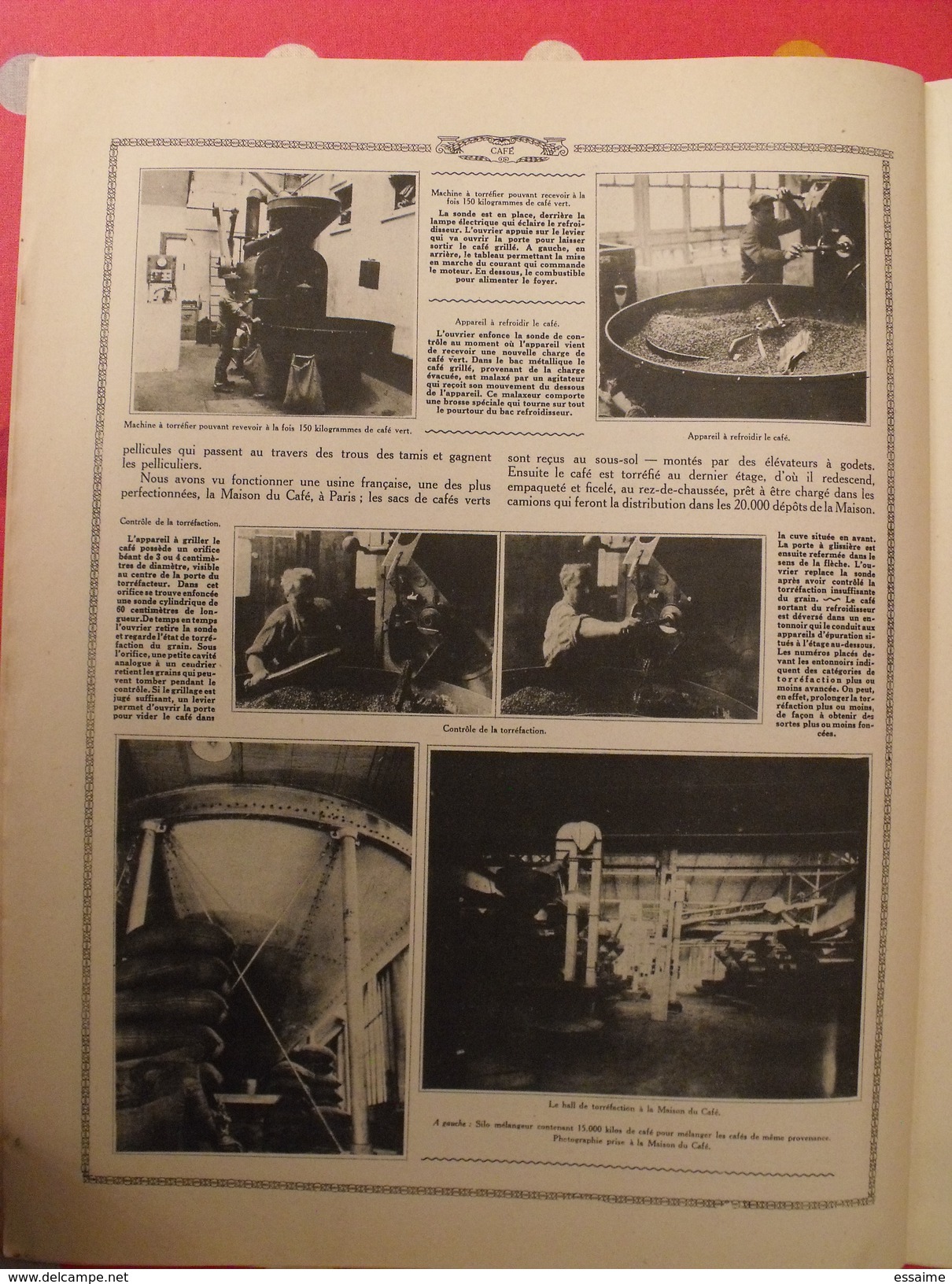 Le monde et la science 1935. bactériologie beurre margarine café champagne chauffage. nombreuses photos encyclopédie