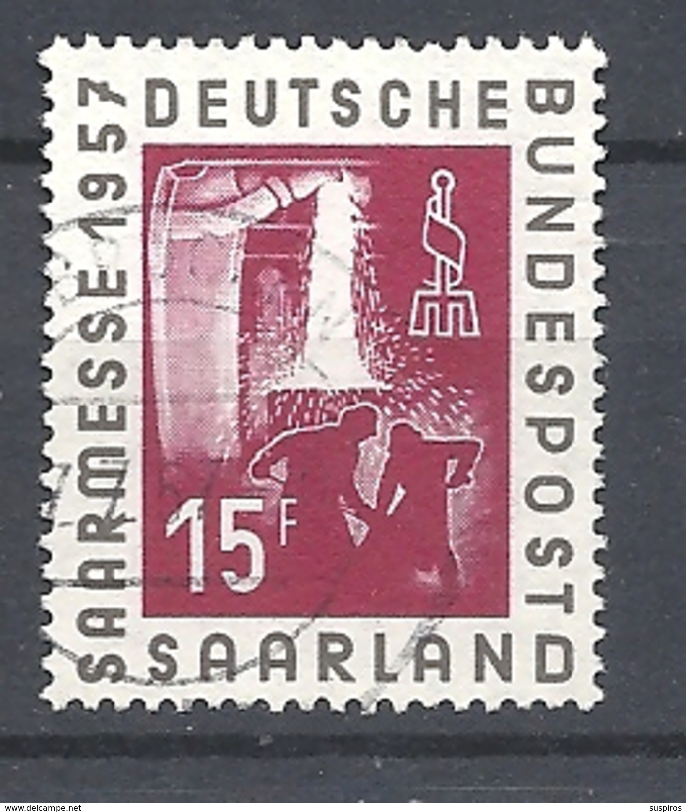 SARRLAND  1957 International Saar Fair  USED - Gebraucht
