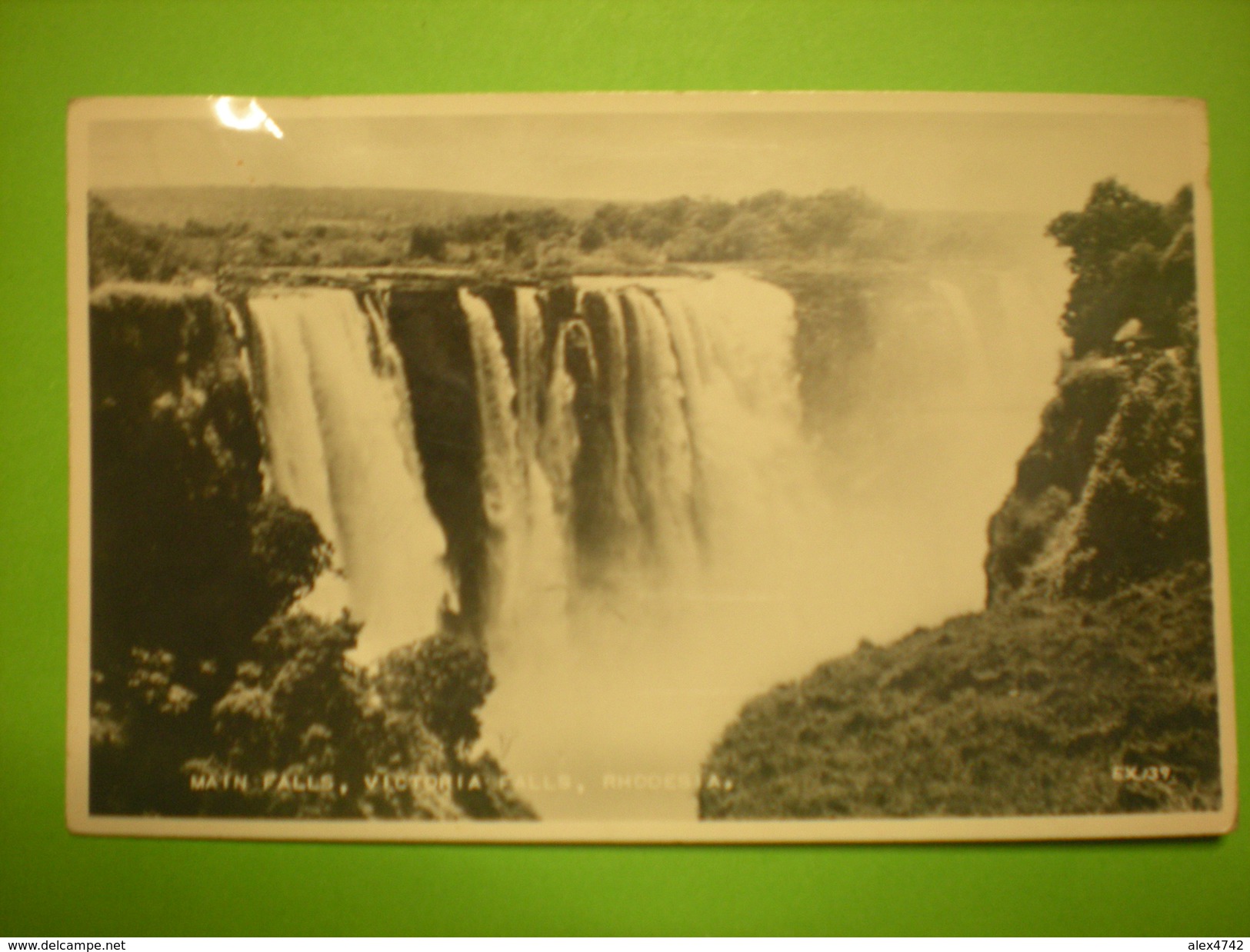 Zimbabwe, Rhodesia, Main Falls, Victoria Falls + Timbres (M1) - Zimbabwe