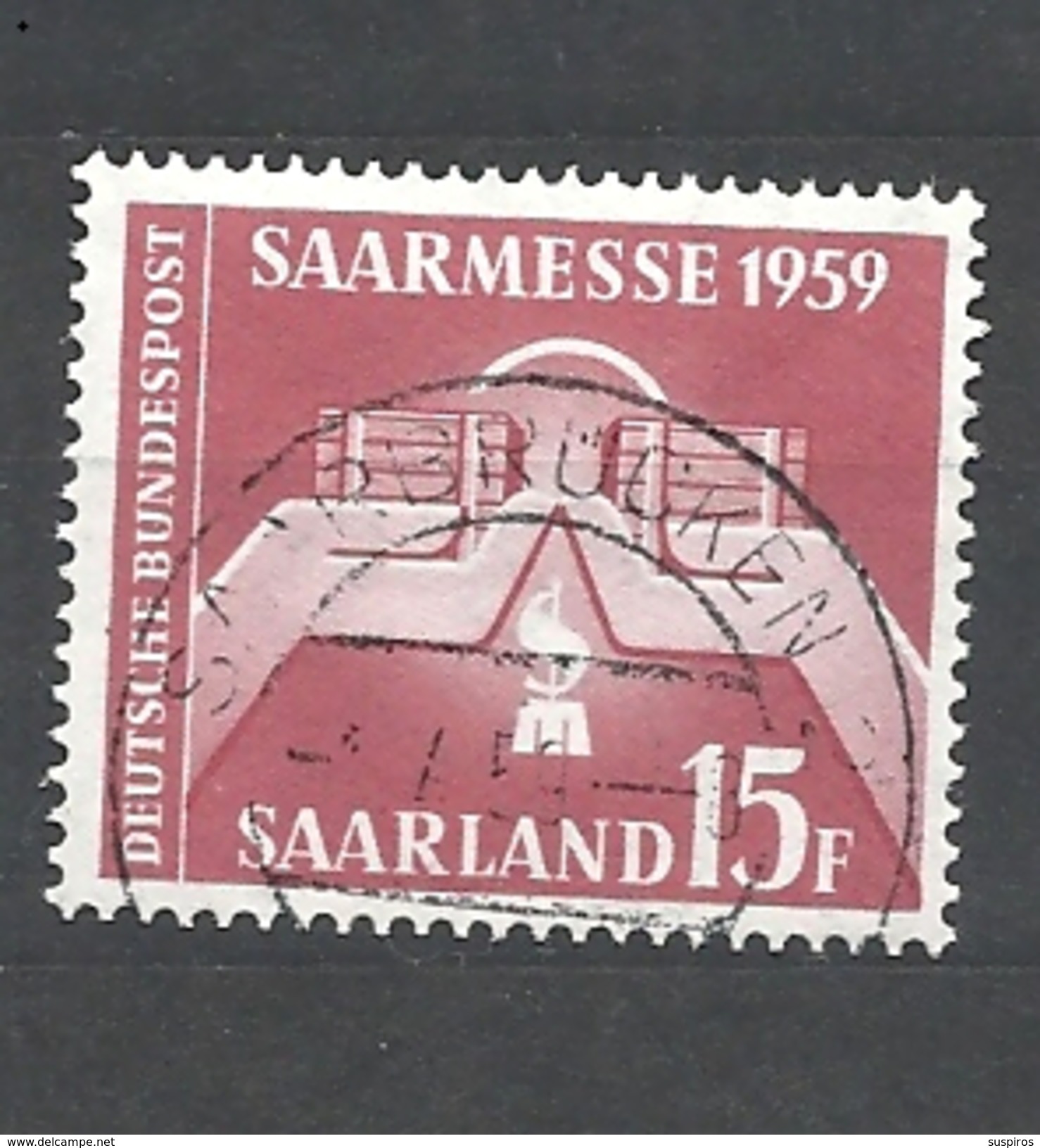 SARRLAND 1959 International Saar Fair   USED - Gebraucht