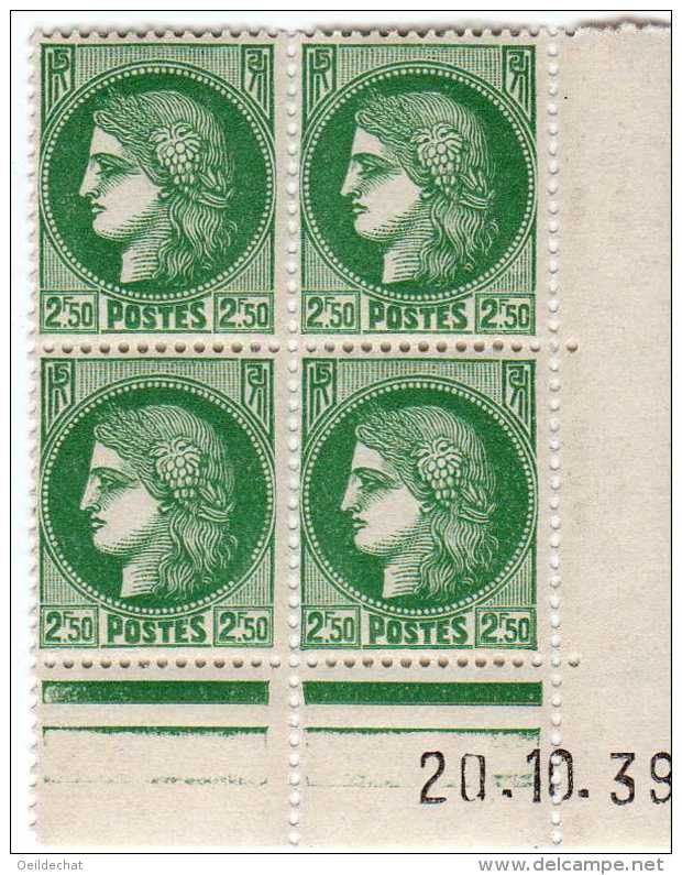 500  -   N°  372 / 76 **  Série  Type  Cérès     SUP. - 1940-1949