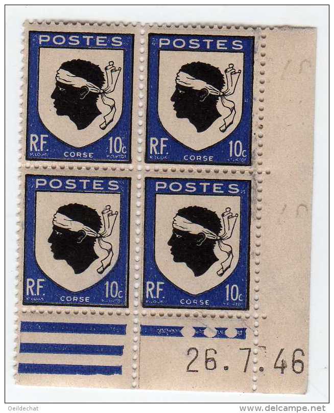 527 -  N°755 / 58 **  Série  Armoiries  De Provinces  Cote : 10.5 &euro;   SUP . - 1940-1949